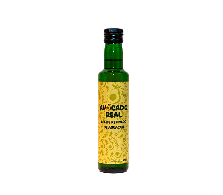 Botella de aceite de aguacate refinado 250ml Avocado Real