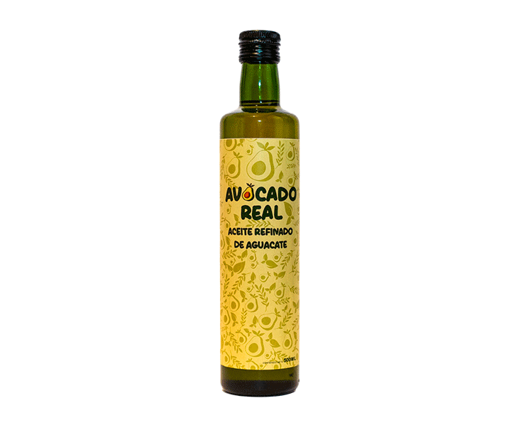 Botella de aceite de aguacate refinado 500ml Avocado Real