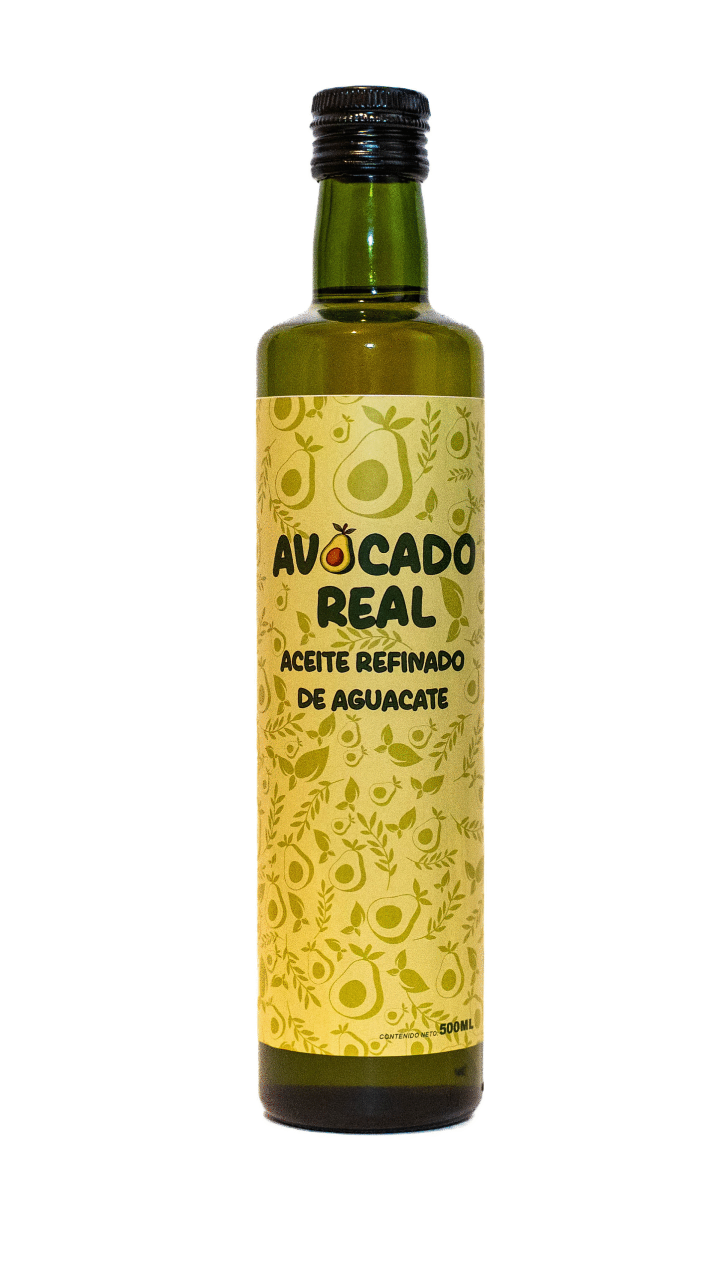 Botella de aceite de aguacate refinado 500ml Avocado Real