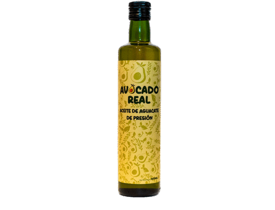 Aceite de aguacate virgen extra 500 ml prensado en frío Avocado Real