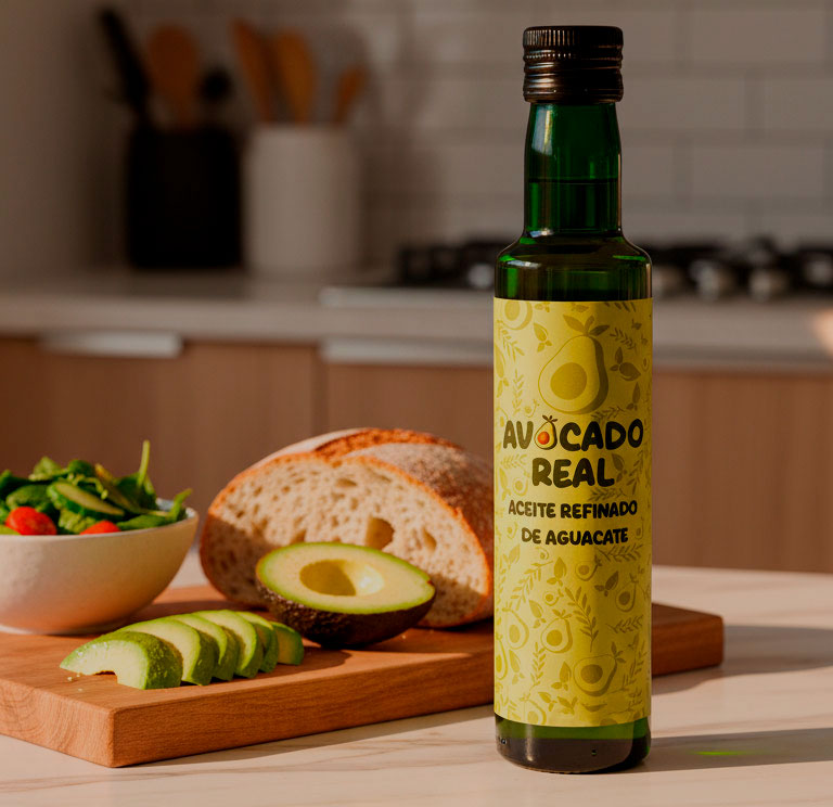 Aceite de aguacate refinado Avocado Real ideal para cocinar y freír