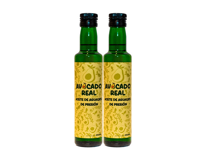 Pack de 2 Aceites de Aguacate Virgen Extra 250 ml Avocado Real 100% puros prensados en frío