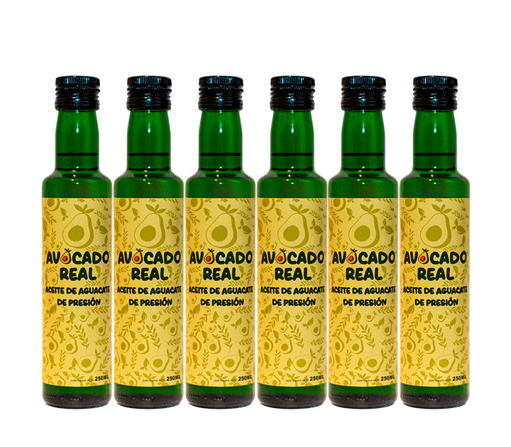 Aceite de aguacate prensado en frío X 6 Avocado Real