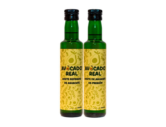 Pack mixto aceite de aguacate Avocado Real con 2 botellas de 250 ml