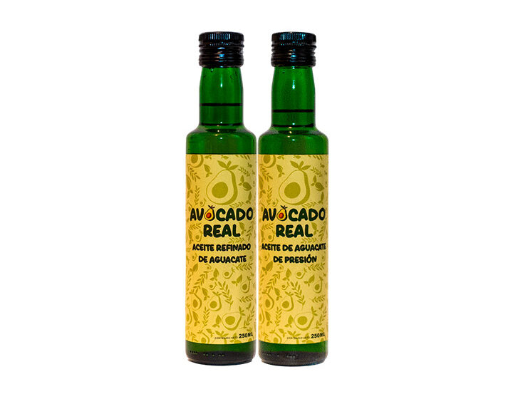 Pack mixto aceite de aguacate Avocado Real con 2 botellas de 250 ml